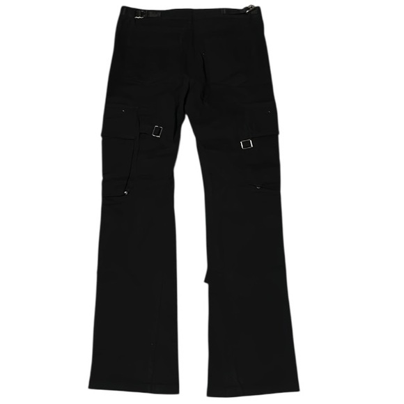 Vuja De Men’s Black Cargo Pants Unisex - Picture 2 of 5